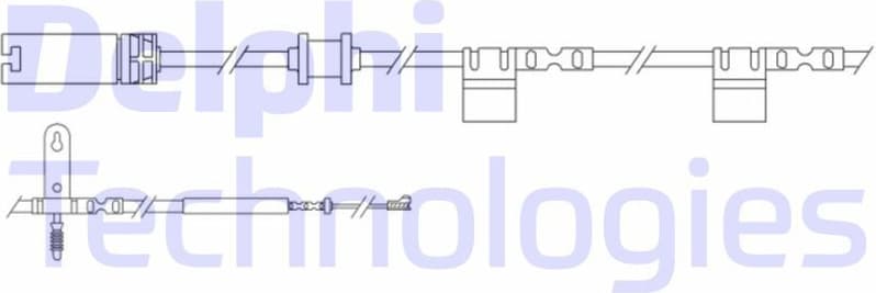 Warning Contact, brake pad wear LZ0241