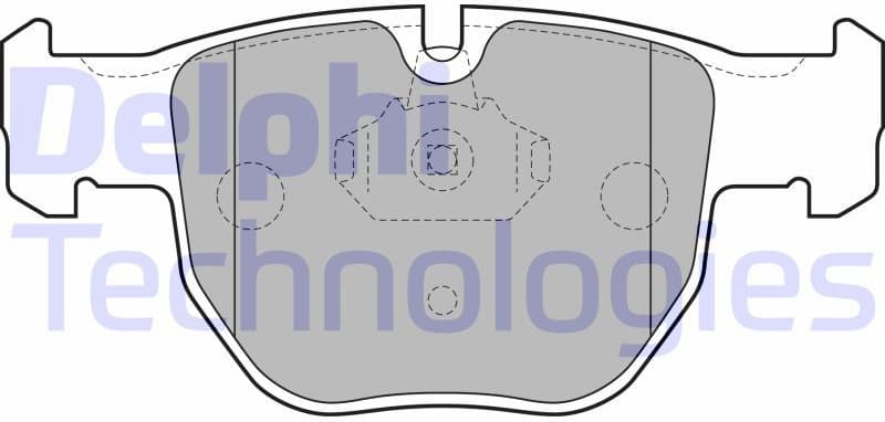 Brake Pad Set, disc brake LP1863