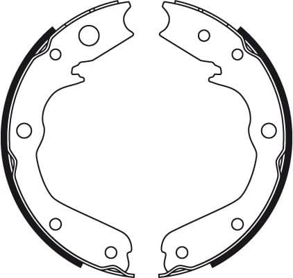 Brake Shoe Set, parking brake GS8497 - image 4