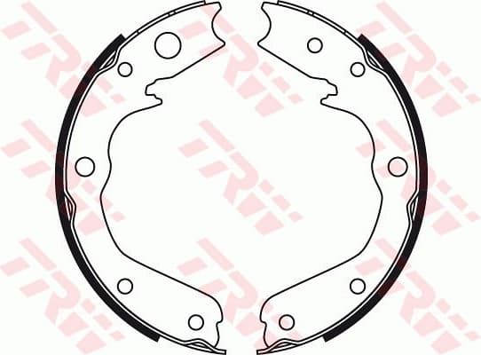 Brake Shoe Set, parking brake GS8497 - image 5
