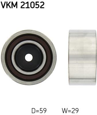 Deflection Pulley/Guide Pulley, timing belt VKM 21052 - image 2