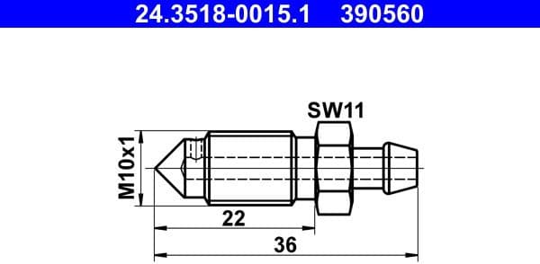 Breather Screw/Valve 24.3518-0015.1