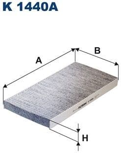 Filter, cabin air K1440A