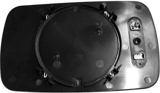 Mirror Glass, exterior mirror LORO 0405G04