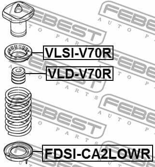 Spring Seat VLSI-V70R - image 2