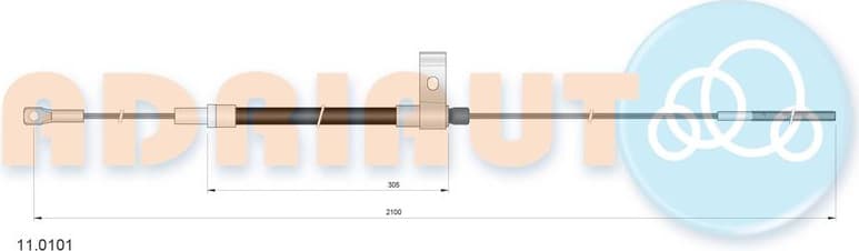 Cable Pull, clutch control 11.0101