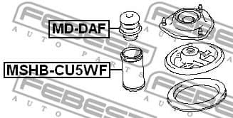 Rubber Buffer, suspension MD-DAF - image 2