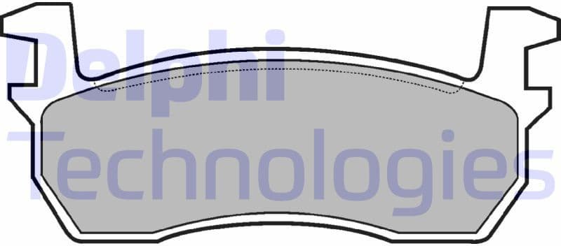 Brake Pad Set, disc brake LP259