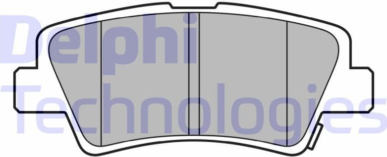 Brake Pad Set, disc brake LP3587