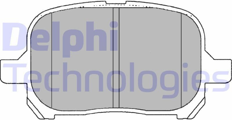 Brake Pad Set, disc brake LP1144