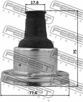 Bellow, drive shaft 2715-XC90SA - image 2