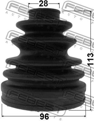 Bellow Kit, drive shaft 0115-KLH18 - image 2