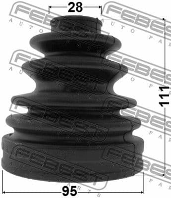 Bellow Kit, drive shaft 0117-KDN165 - image 2