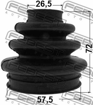 Bellow Kit, drive shaft 1417-REXR - image 2