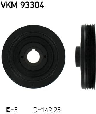 Belt Pulley, crankshaft VKM 93304 - image 2