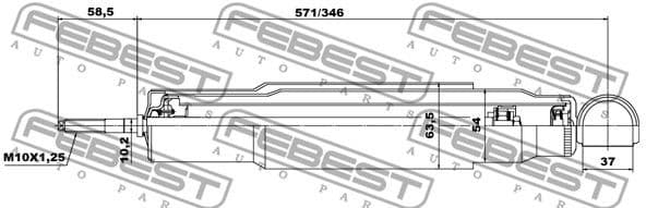 Shock Absorber 04655699R - image 2
