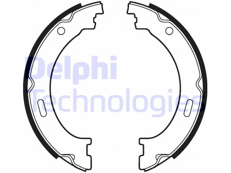 Brake Shoe Set, parking brake LS2041