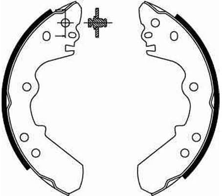 Brake Shoe Set GS8551 - image 3