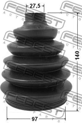 Bellow, drive shaft 2917P-DIIIF - image 2