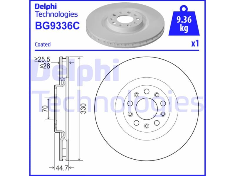 Brake Disc BG9336C