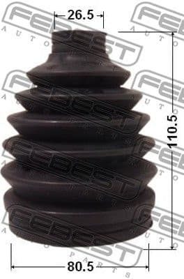 Bellow Kit, drive shaft 0217P-J1016 - image 2