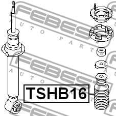 Dust Cover Kit, shock absorber TSHB16 - image 2