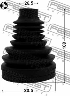 Bellow Kit, drive shaft 1715-Q5LHT - image 2