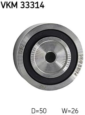 Deflection/Guide Pulley, V-ribbed belt VKM 33314 - image 2