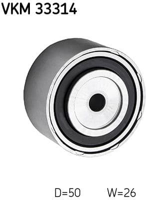 Deflection/Guide Pulley, V-ribbed belt VKM 33314 - image 3