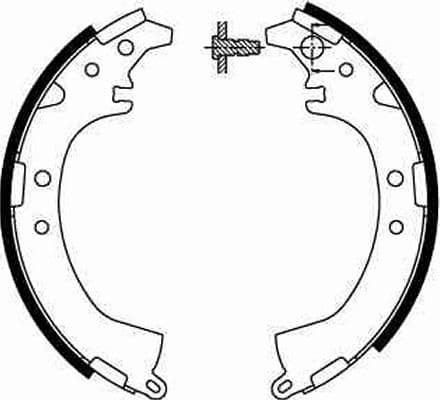 Brake Shoe Set GS8672 - image 3