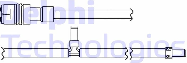 Warning Contact, brake pad wear LZ0286