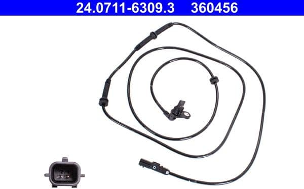 Sensor, wheel speed 24071163093