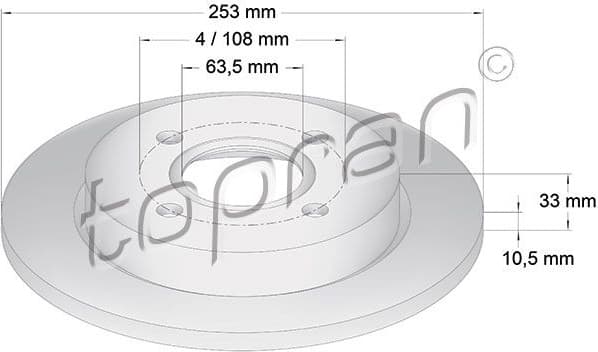 Brake Disc 300 293