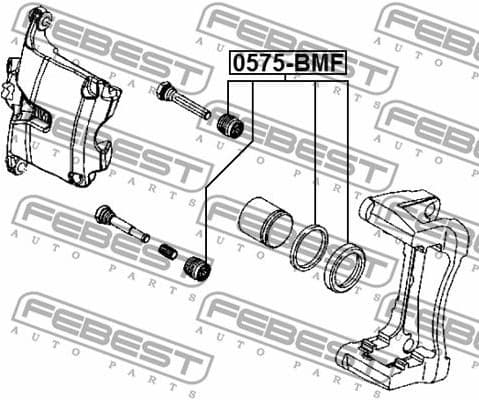 Repair Kit, brake caliper 0575-BMF - image 2