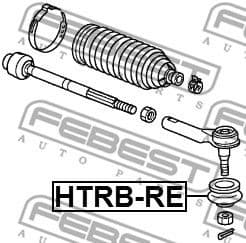 Repair Kit, tie rod end HTRB-RE - image 2