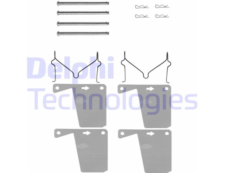 Accessory Kit, disc brake pad LX0028