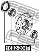 Wheel Hub 1682-204F - image 2