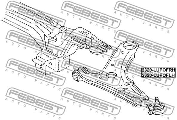 Ball Joint 2320-LUPOFLH - image 2