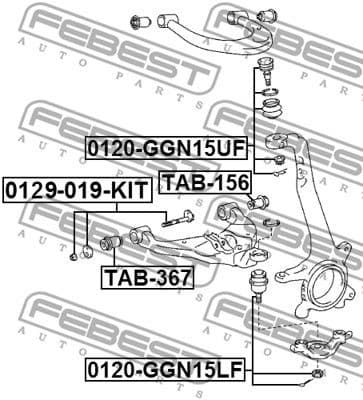 Camber Correction Screw Set 0129-019-KIT - image 2