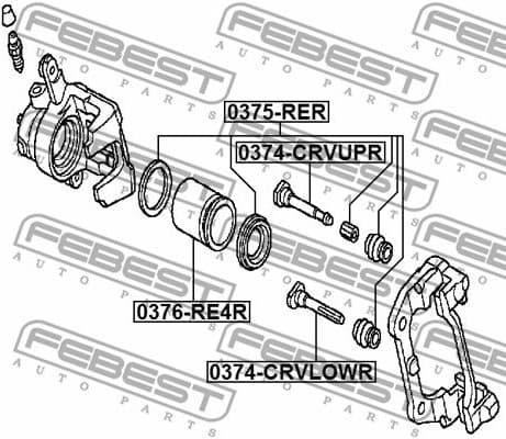 Repair Kit, brake caliper 0375-RER - image 2