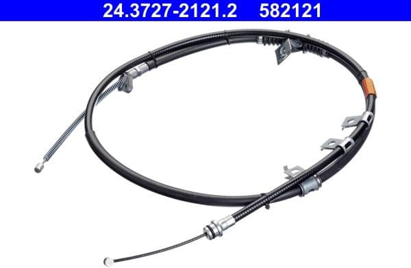 Cable Pull, parking brake 24.3727-2121.2 - image 2