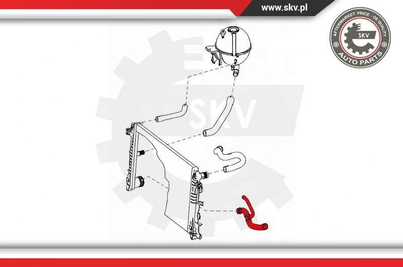 Radiator Hose 24SKV304 - image 4