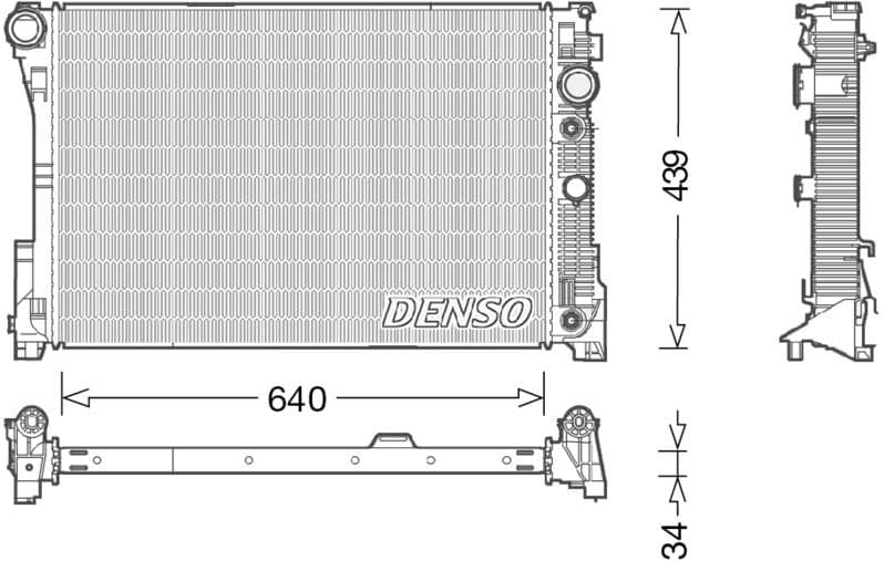 Radiator, engine cooling DRM17048