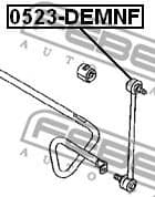 Link/Coupling Rod, stabiliser bar 0523-DEMNF - image 2