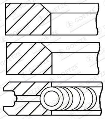 Piston Ring Set 08-170707-10