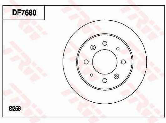 Brake Disc DF7680 - image 2