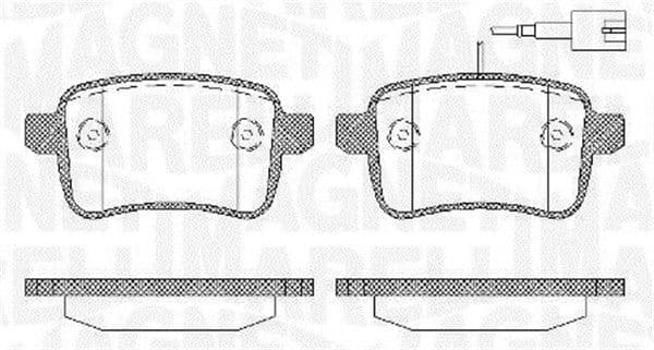 Brake Pad Set, disc brake 363916060129