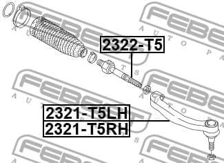 Tie Rod End 2321-T5LH - image 2