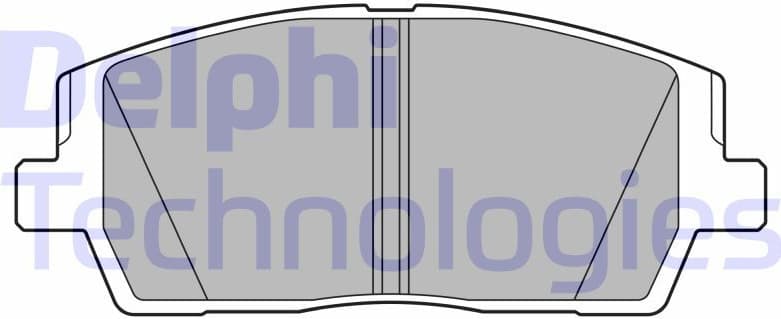 Brake Pad Set, disc brake LP3552