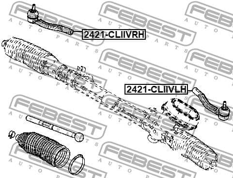 Tie Rod End 2421-CLIIVLH - image 2